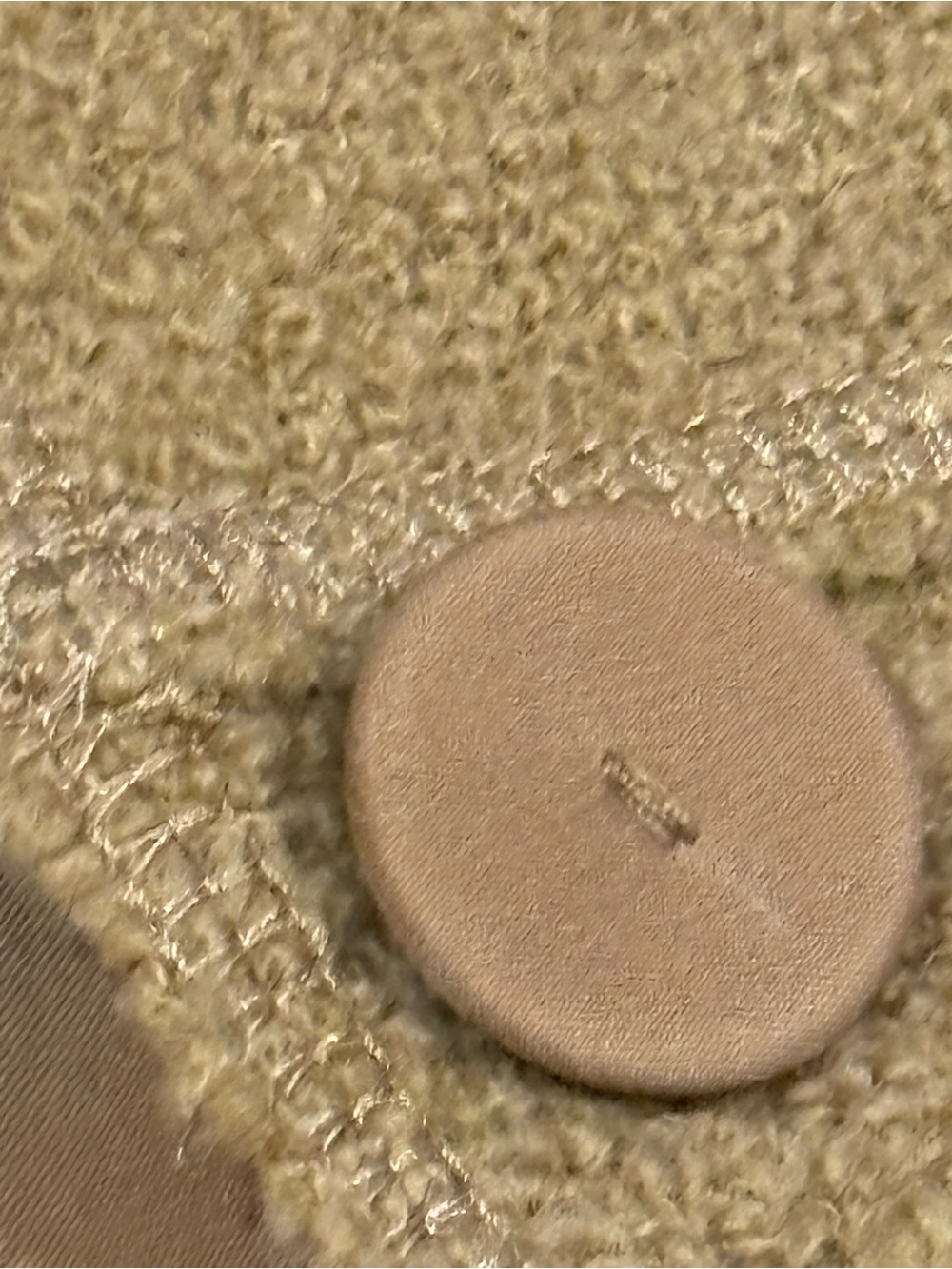 Lafayette 148 New York Jacket - Camel Teddy Bear Wool Blazer - virgin wool pearl - Picture 7 of 8